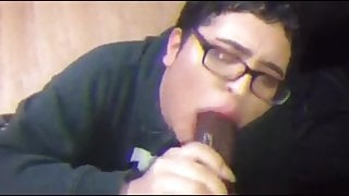 Latino Femboy Sucks Thick BBC