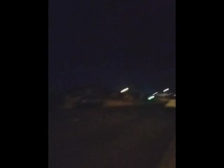 Femboy suck cock in the streets of Vegas