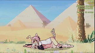 Max The Elf Porn Play Hentai game Ep.2, elf turns into a girl and is fucked in both holes by naughty succubus