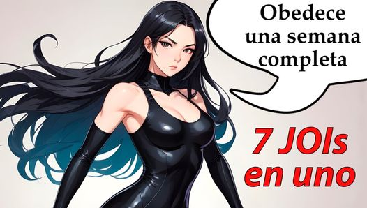 Spanish JOIs for sex slaves. Obey for a week